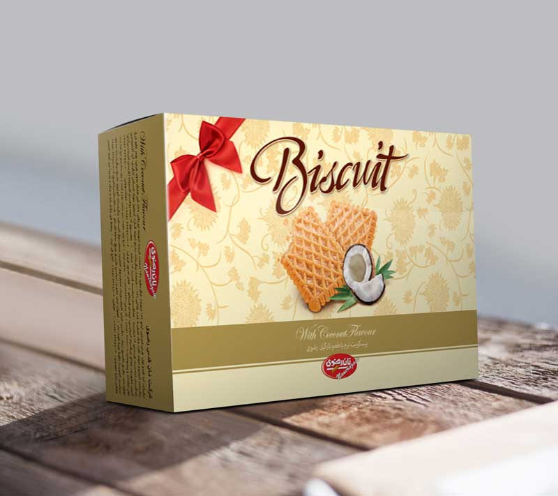 بیسکویت پذیرایی نارگیلی