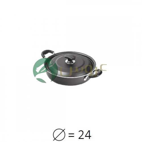 تابه دو دسته دربدار عروس تفلون