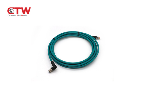 مهار ترکیبی با کانکتور M12 و کانکتور RG45