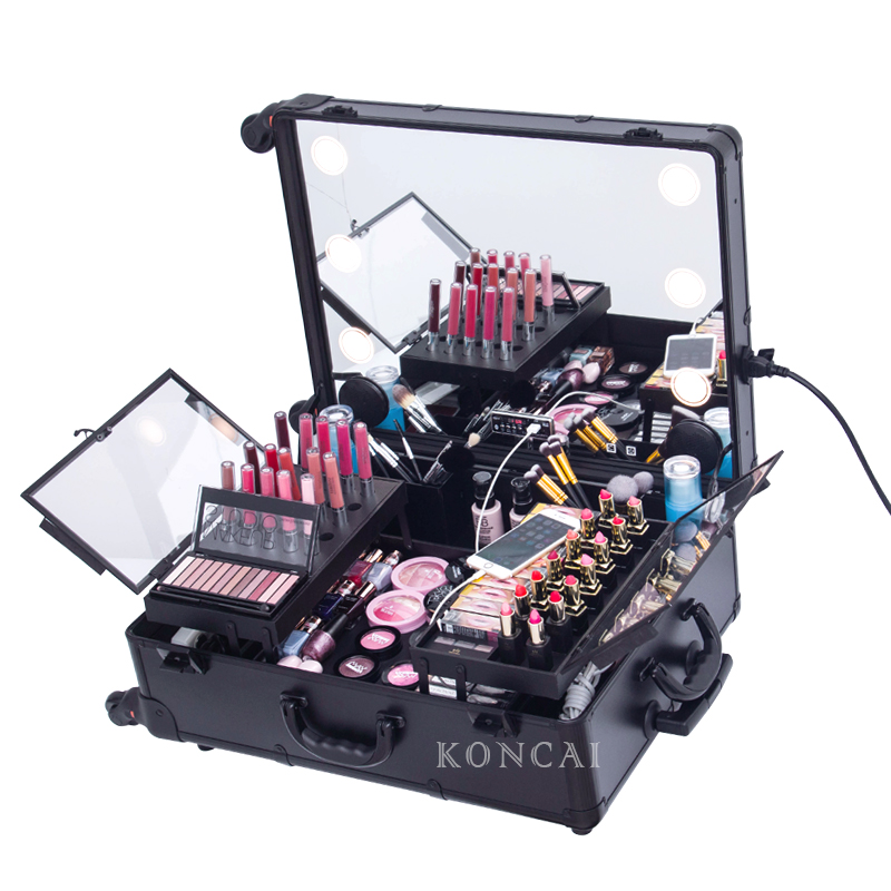کیس رولینگ استودیو آرایشگری LED  KC-214