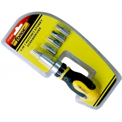 Stubby Ratchet Screwdriver 5 In 1