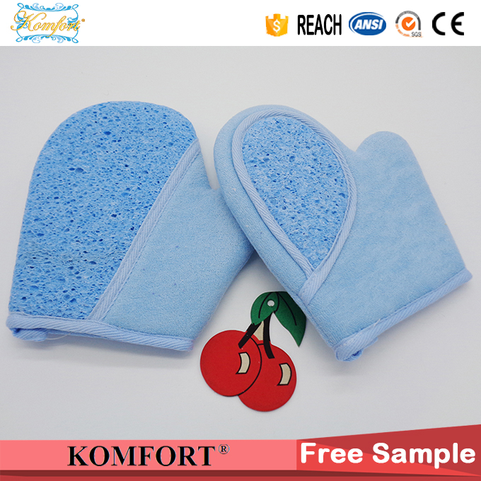 KLB-019 spa bath softtextile nylon glove