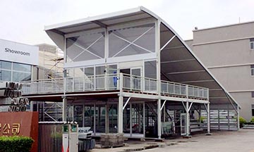 چادر دو طبقه نیم گنبد