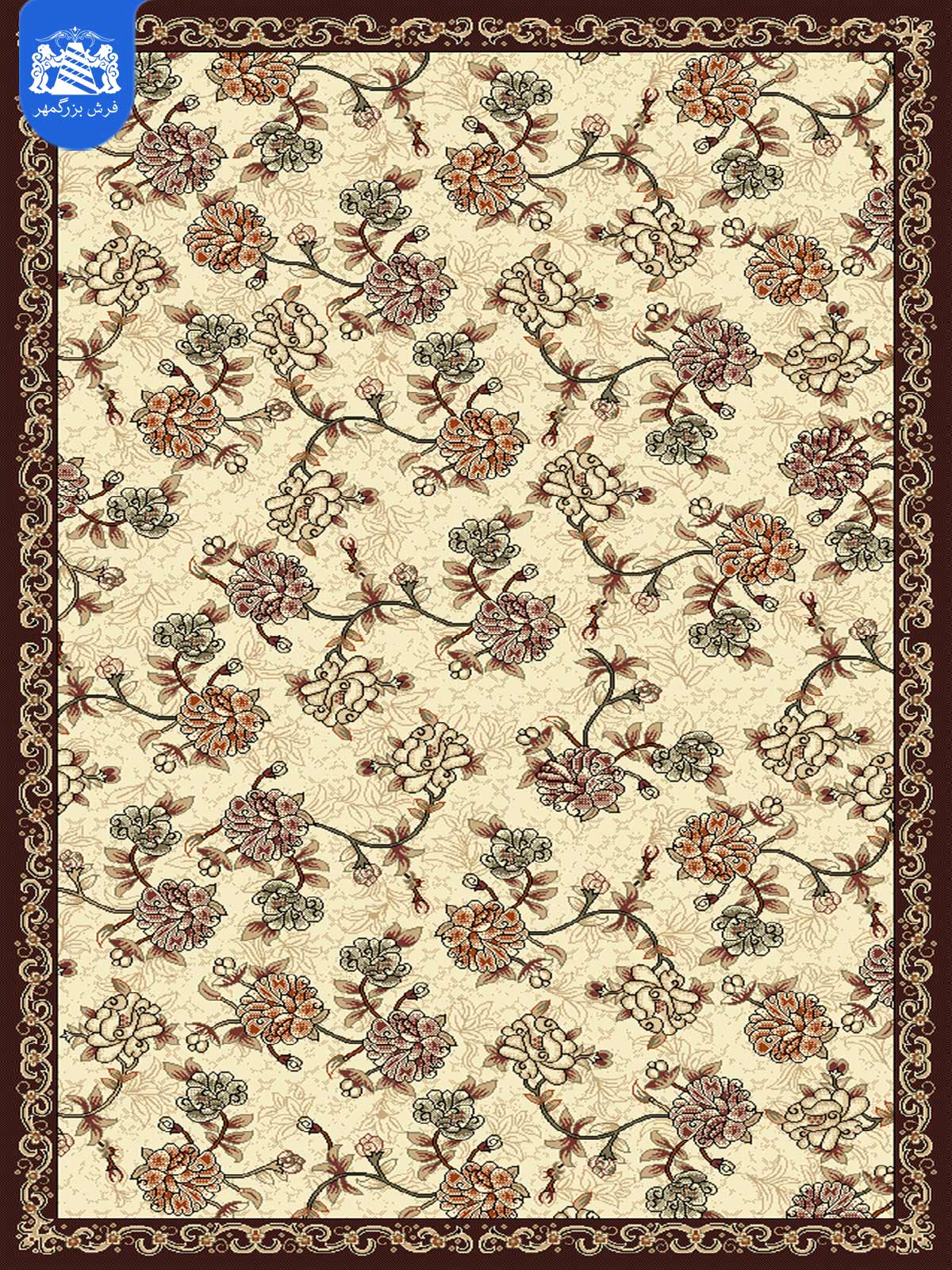 گلیم جاجیم معمولی کد 2253