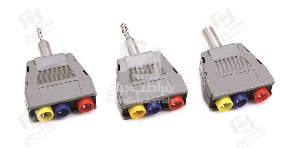 Three-prong interface for disposable electro-surgical pen