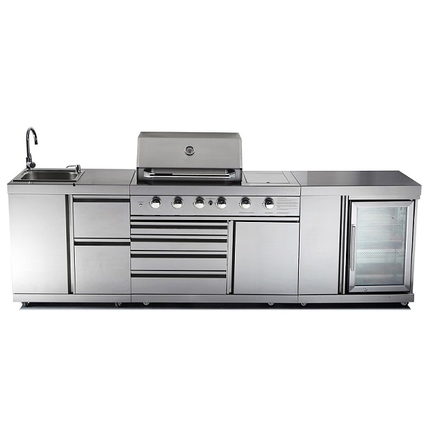 Full Stainless Steel Outdoor Gas BBQ Kitchen with CE/AGA/CSA