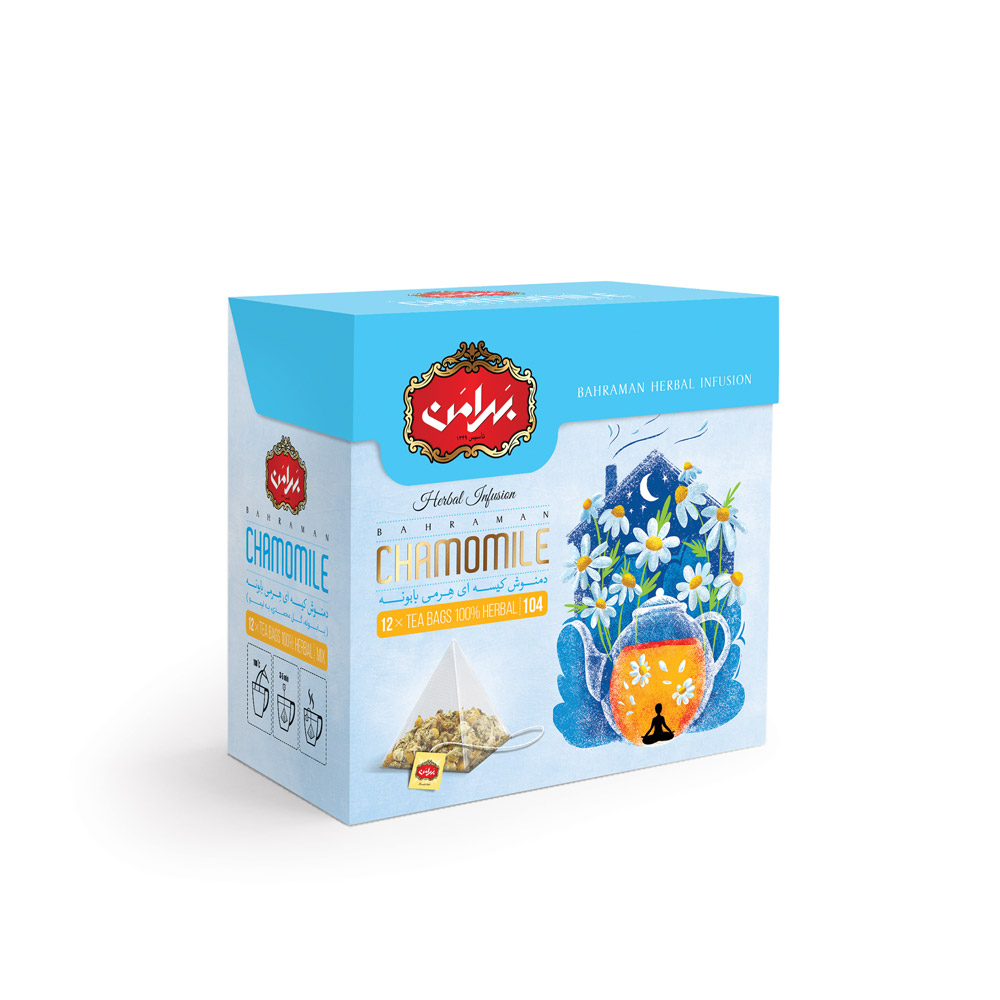 دمنوش کیسه ای هرمی بابونه