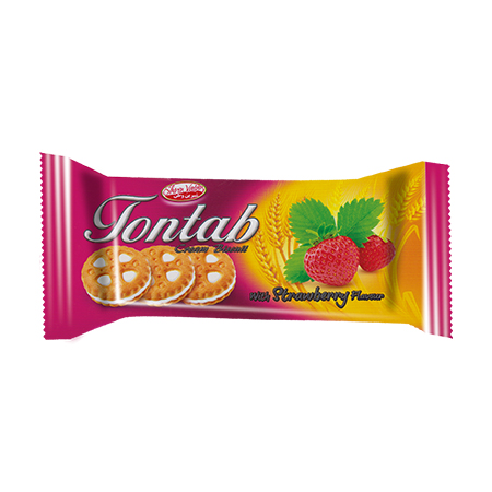 بیسکوئیت کرمدار 4 تایی