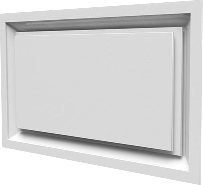 Two wooden ventilation ceiling flower valve