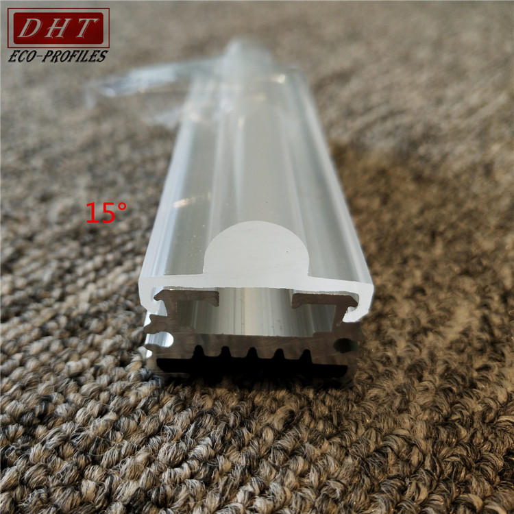 لنز نوری خطی زاویه پرتو 15 درجه با نمایه آلومینیومی