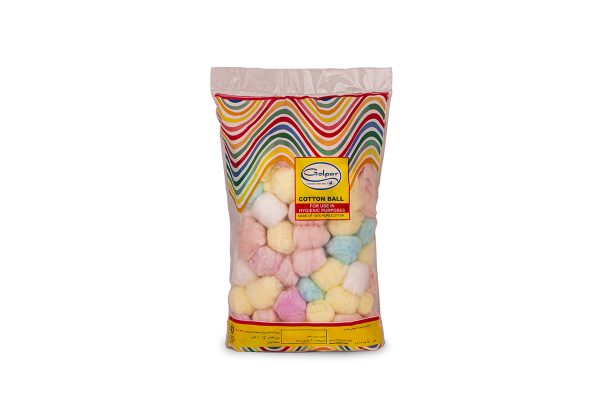 پنبه توپک رنگی