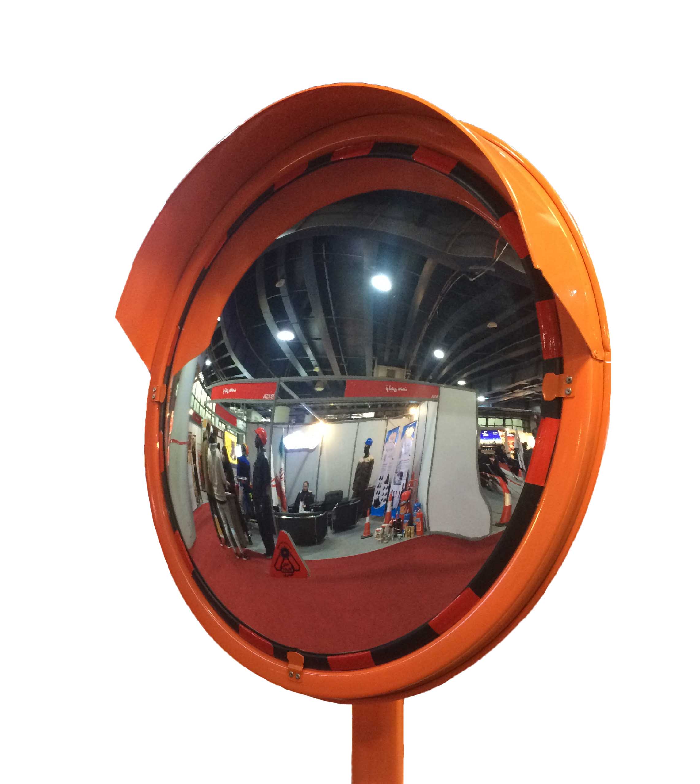 آینه محدب شیشه ای ابرو دار