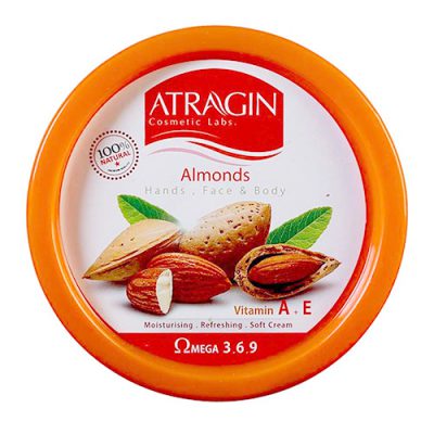 Bowl moisturizing cream with aromatic almond extract 180 ml