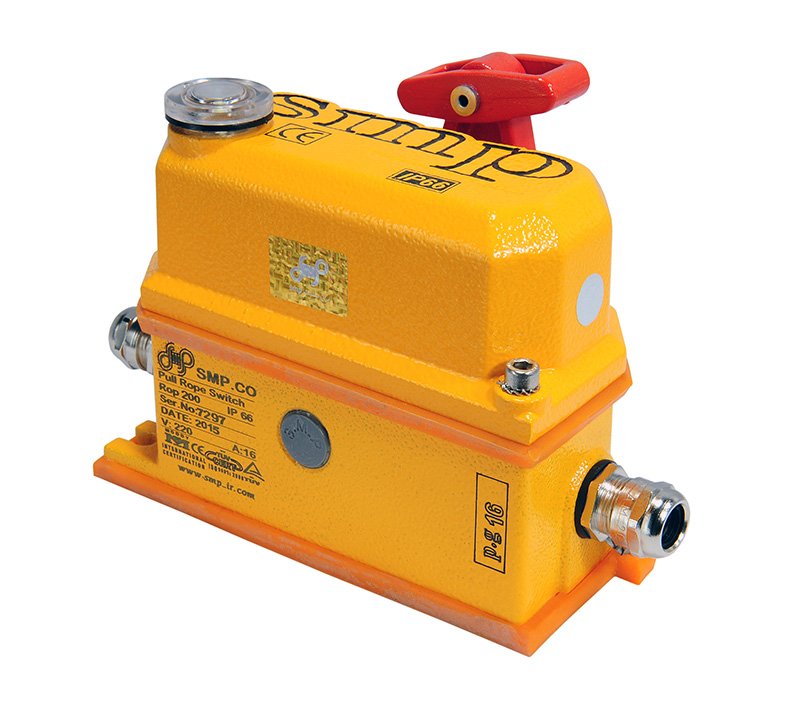 کلید طنابی حفاظت نوار نقاله چراغ دار(ROP200)