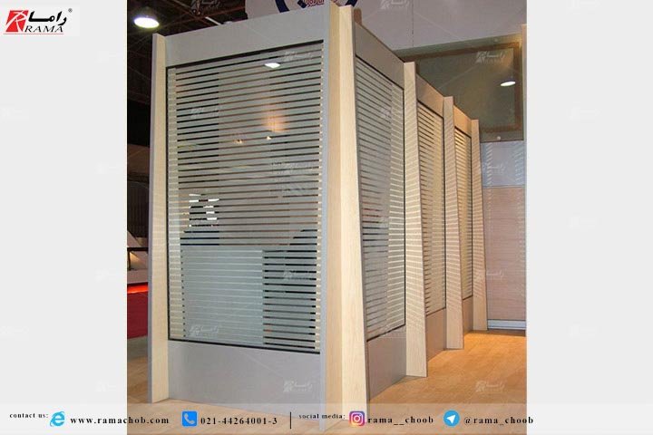 Single-paneled partition glass-MDF