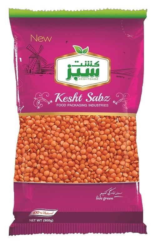 دال عدس 900 گرم سلوفان