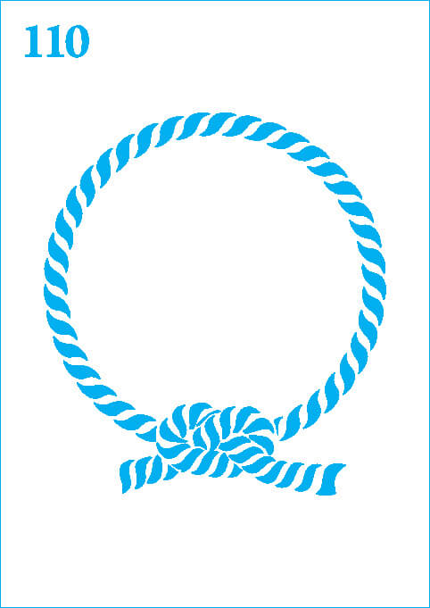 شابلون استنسیل کد 110