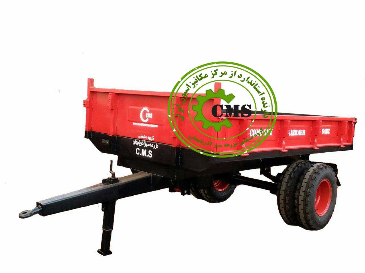 4.5 ton two-wheeled trolley with a pair of tires