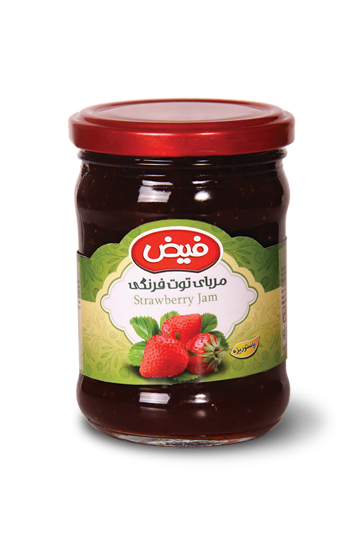 مربای توت فرنگی 285 گرمی فیض