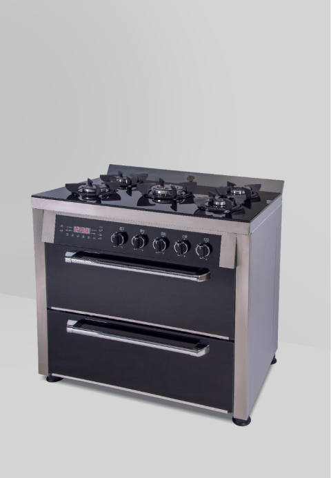 اجاق گاز 5 شعله طرح فر مدل پارميدا كشودار