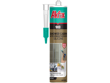 درزگیر سیلیکون اسیدی آشپزخانه و حمام آکفیکس AKFIX 100D