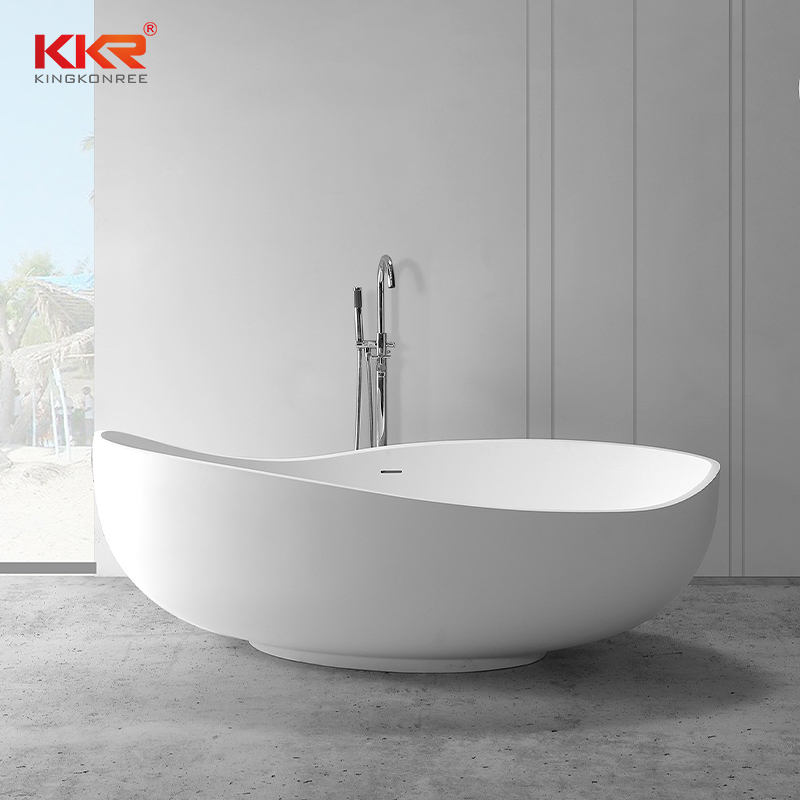 وان حمام با سطح جامد سفید ایستاده با طراحی مدرن جدید KKR-B098