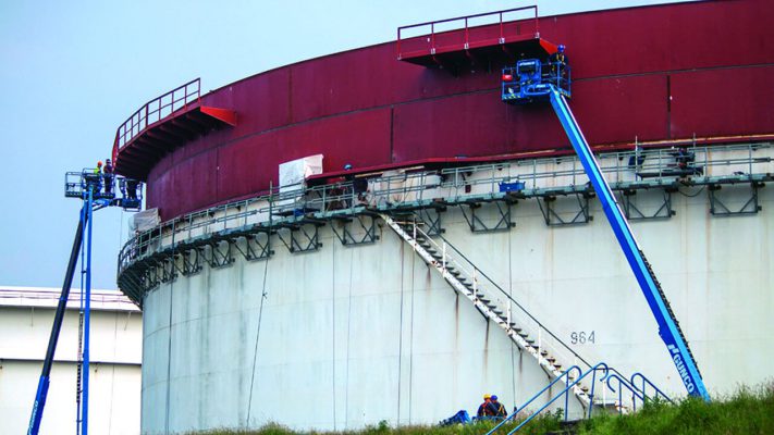 تقویت مخازن فولادی نفت و گاز