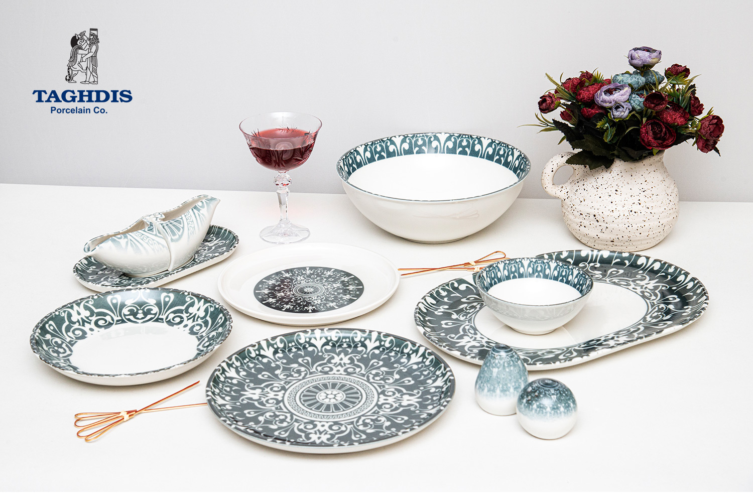 سرویس چینی 31 پارچه زیرلعابی stoneware - نمایندگی 2167