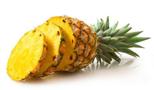 Imported pineapple fruit