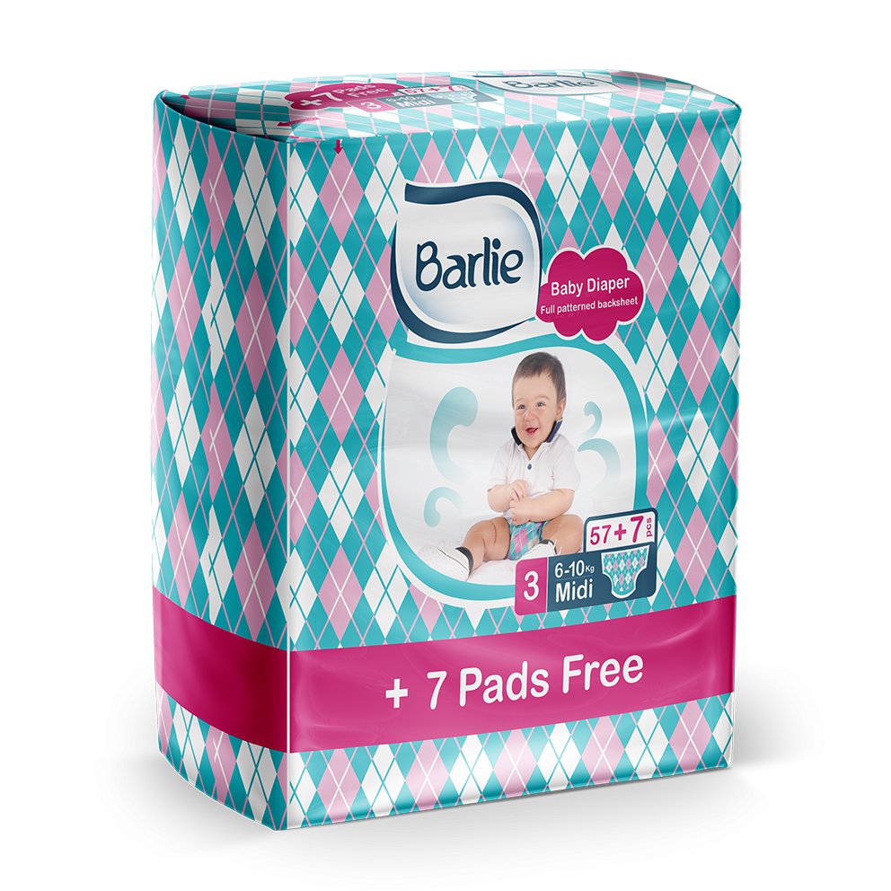 پوشک 64 عددی اکونومی(متوسط)بارلی