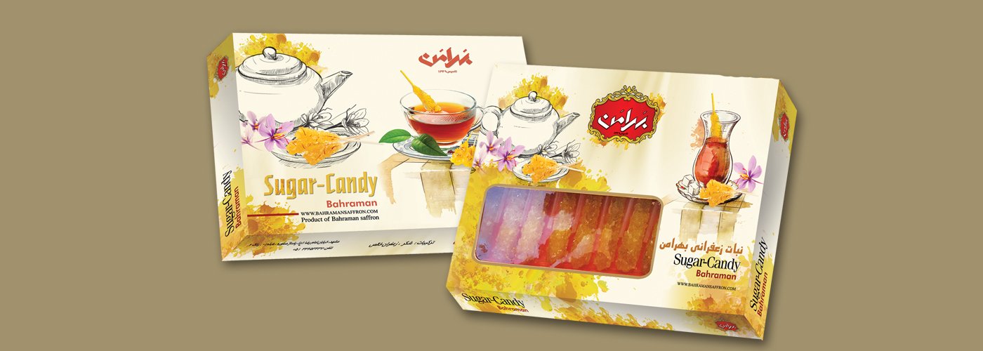 Saffron candy 22 wooden handles