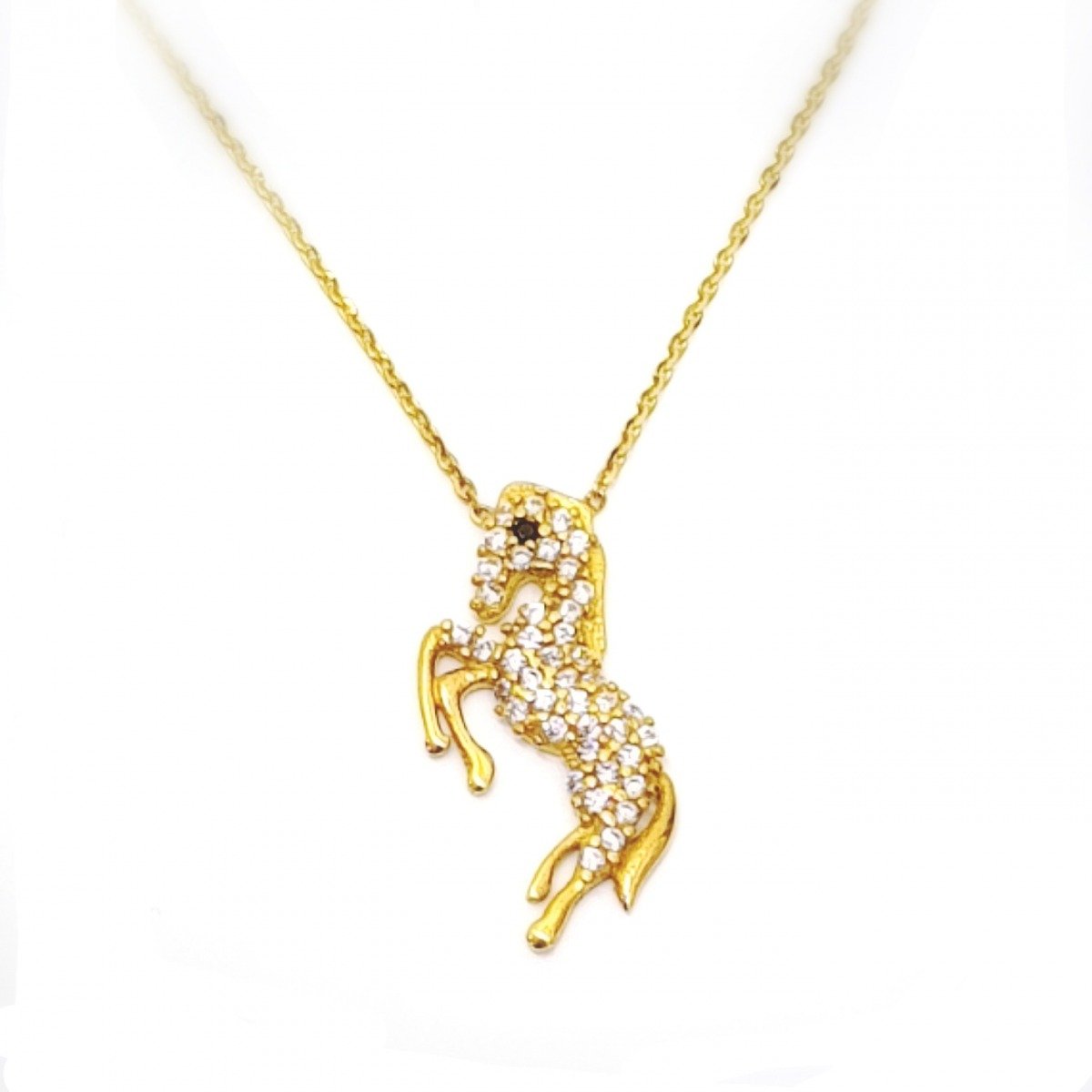 Gold 18-neck golden horse design