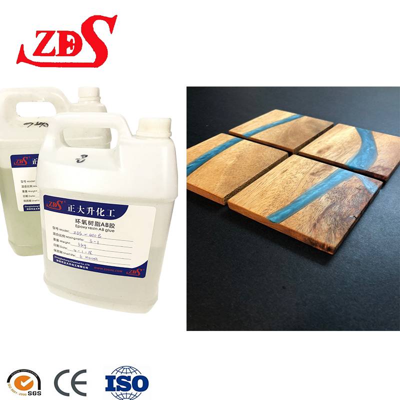 ZDS ultra clear WOOD RESIN for epoxy table coasters