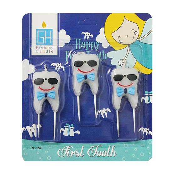 شمع دندون پسر ۳تایی