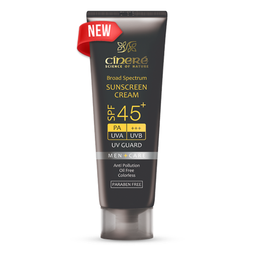 SPF45 + sunscreen for men