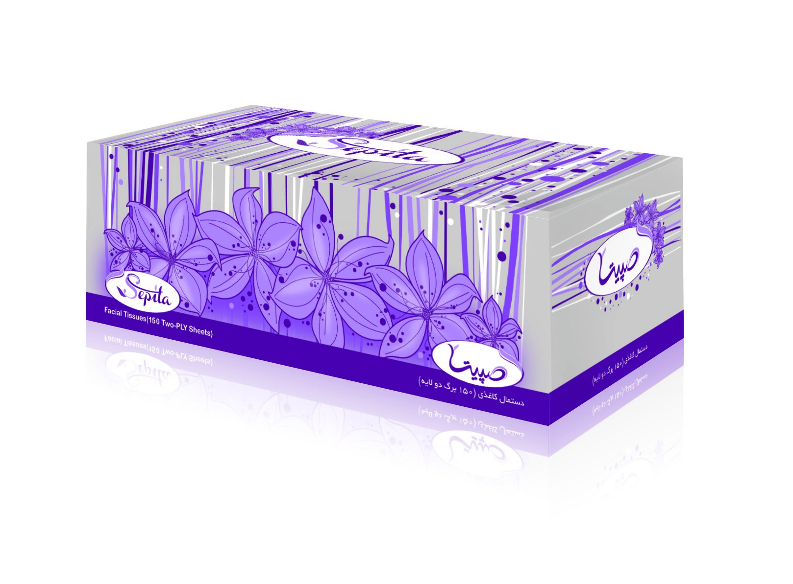 دستمال-کاغذی-جعبه-صپیتا-150-برگ-دولایه