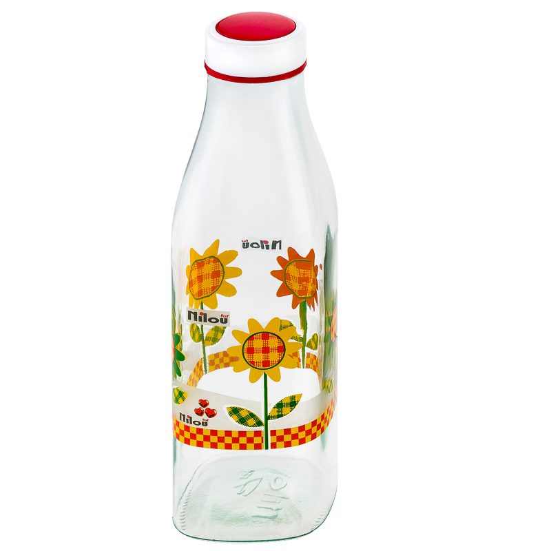 بطری شیر زئوس گلدار