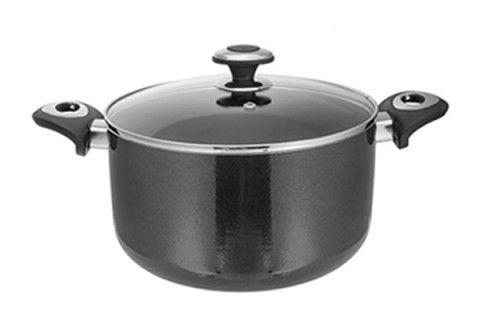 قابلمه گرانیتا با درب شیشه ای