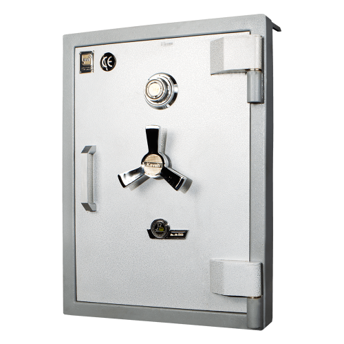 درب دیواری بدون محفظه 550WKR رمز مکانیکی قفل کلیدی کاوه
