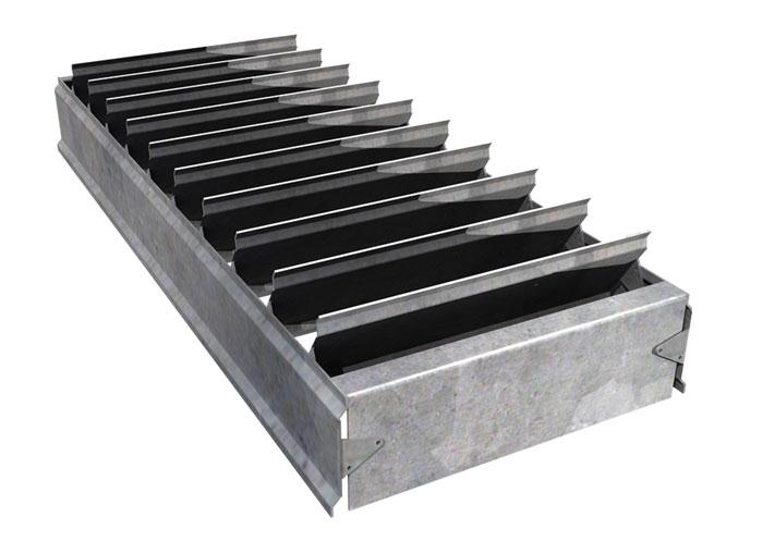 Damper behind the parallel valve