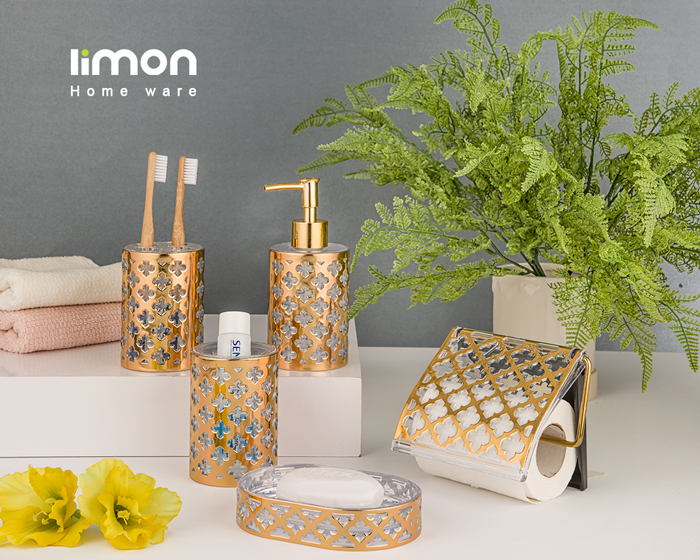 ست روشویی طرح گل (چاپدار)