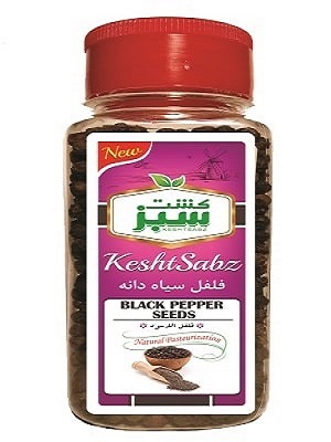 فلفل سیاه دانه ای 80 گرم جار