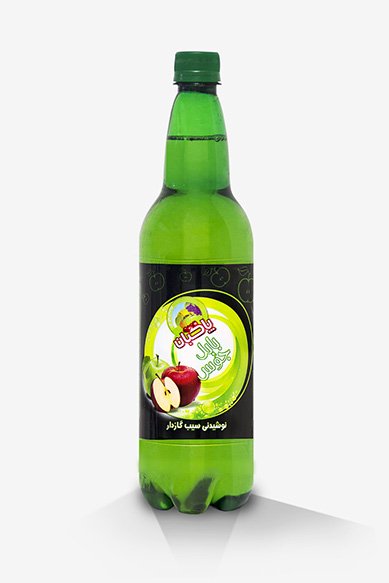 Bubble juice carbonated apple drink