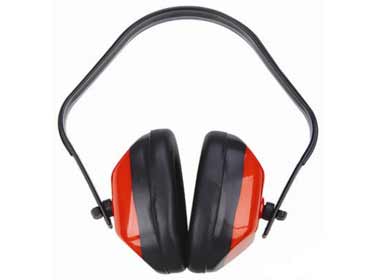 STE-GC001/EN 352-1 Red Color ABS Safety Earmuff