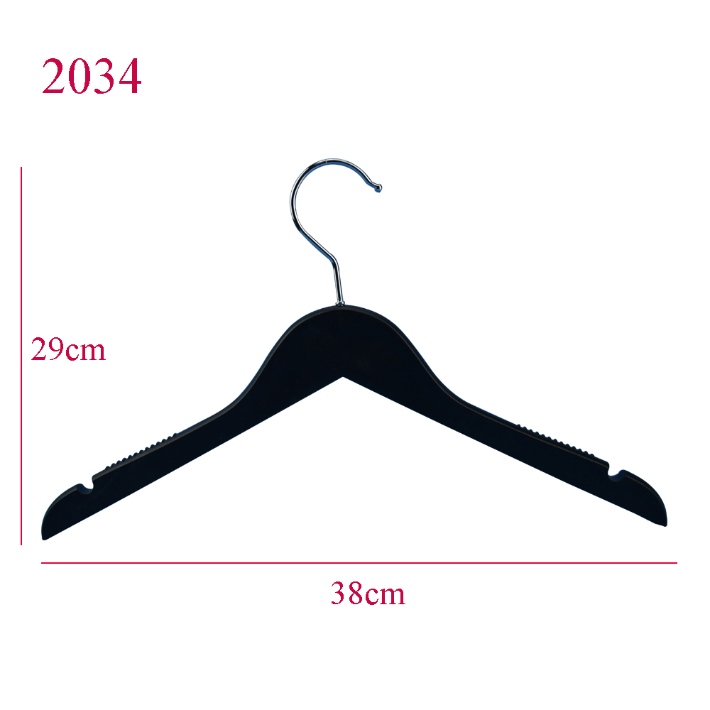 آویز چوبی مشکی رنگ لاستیک سطح آویز پنج ستاره