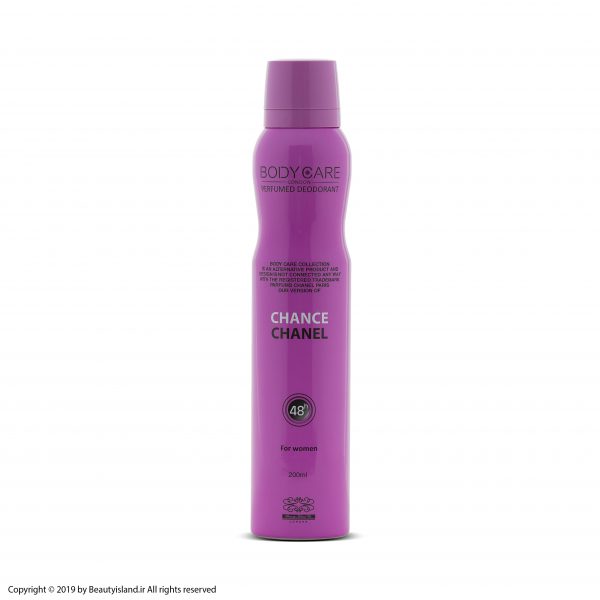 اسپری خوشبو کننده بدن زنانه رایحه شنل چنس