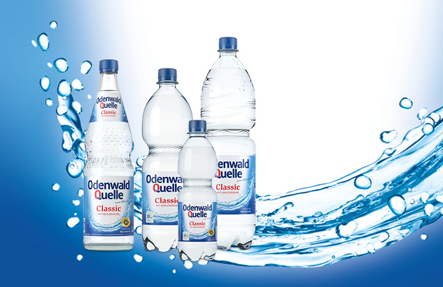 آب معدنی طبیعی گازدار از چشمه اودنوالد.