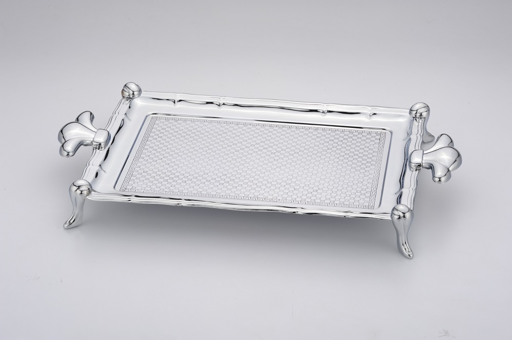 سینی جم کروم طرح تخت جمشید