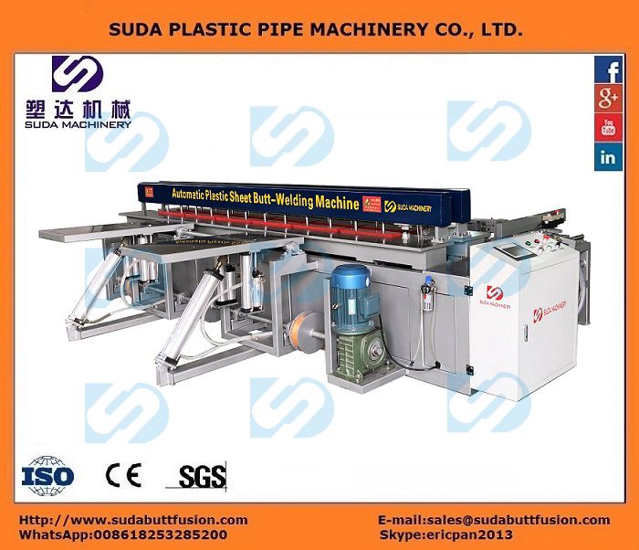 DHR Plastic Sheet Automatic Rolling and Butt Welding Machine