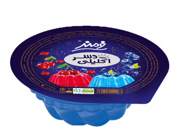 ژله آماده خانواده اکلیلی بلوبری